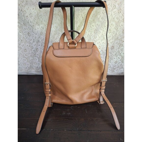 EUC Michael Kors Raven Medium "Acorn" (Brown) Pebbled Leather Backpack - Picture 2 of 13
